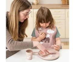 Done by Deer Plato Foodie Happy Clouds^ Vajilla Infantil