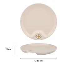 Mepal Plato Infantil Antideslizante Mio Sunshine & Rainbow^ Vajilla Infantil