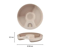 Mepal Plato Infantil Compartimentos Mio Fairy Garden