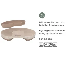 Mepal Plato Infantil Compartimentos Mio Forest Friends