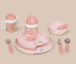 Mepal Plato Infantil Mio Flores y Mariposas^ Vajilla Infantil