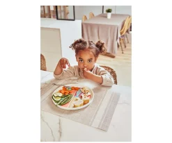 Miniland Plato para Aprender a Comer Saluldable Nutrihealthy^ Vajilla Infantil