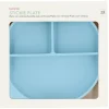Tutete Plato Silicona con Ventosa Sky Blue