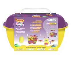 Niños JOVI PLAY&FUN Cofre Plastilina Aliens