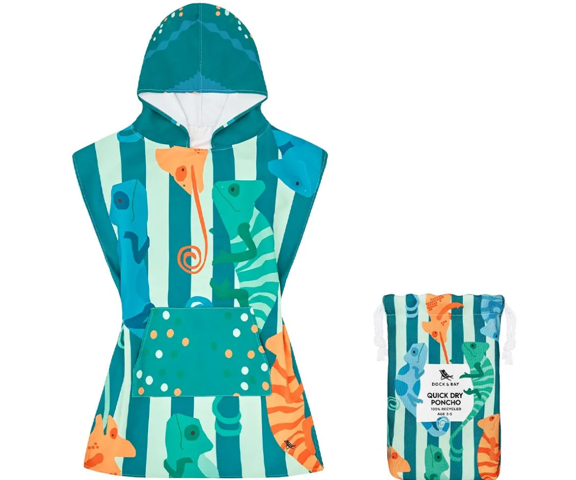 Dock & Bay Poncho Camaleón Personalizable^ Ponchos Toalla