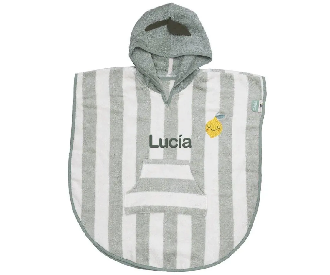 The Cotton Cloud Poncho con Capucha Lola Limón Personalizable^ Ponchos Toalla