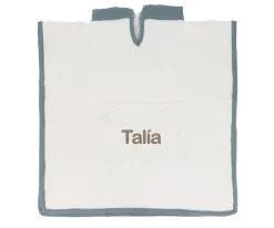 Cristina de Jos'h Poncho Rainbow Dots Azul Personalizable^ Ponchos Toalla