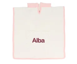 Cristina de Jos'h Poncho Rainbow Dots Rosa Personalizable^ Ponchos Toalla