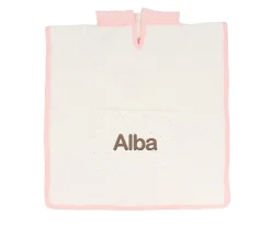 Cristina de Jos'h Poncho Rainbow Dots Rosa Personalizable^ Ponchos Toalla