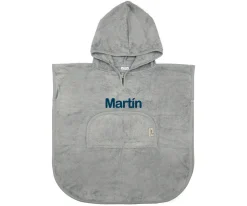 Niños Timboo Poncho Moon Blue Personalizable