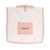 Cristina de Jos'h Poncho Vichy Rosa Personalizable^ Ponchos Toalla