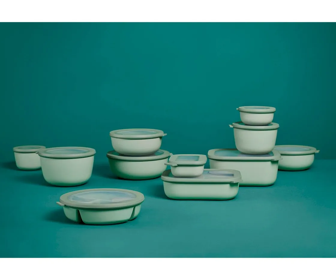 Mepal Porta Alimentos Bento Multibowl Cirqula 1000ml Nordic Sage^ Cajas De Almuerzo
