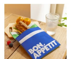 Helio Ferretti Porta Alimentos Snack Azul Antimanchas Bon Appétit^ Fundas Para Almuerzo