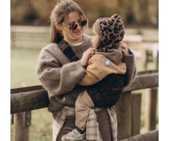 Niños Wildride Portabebés Bandolera Leopardo Marrón