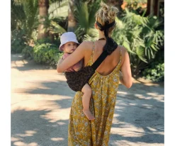 Niños Wildride Portabebés Bandolera Leopardo Marrón