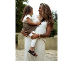 Wildride Portabebés Bandolera Lino Brown