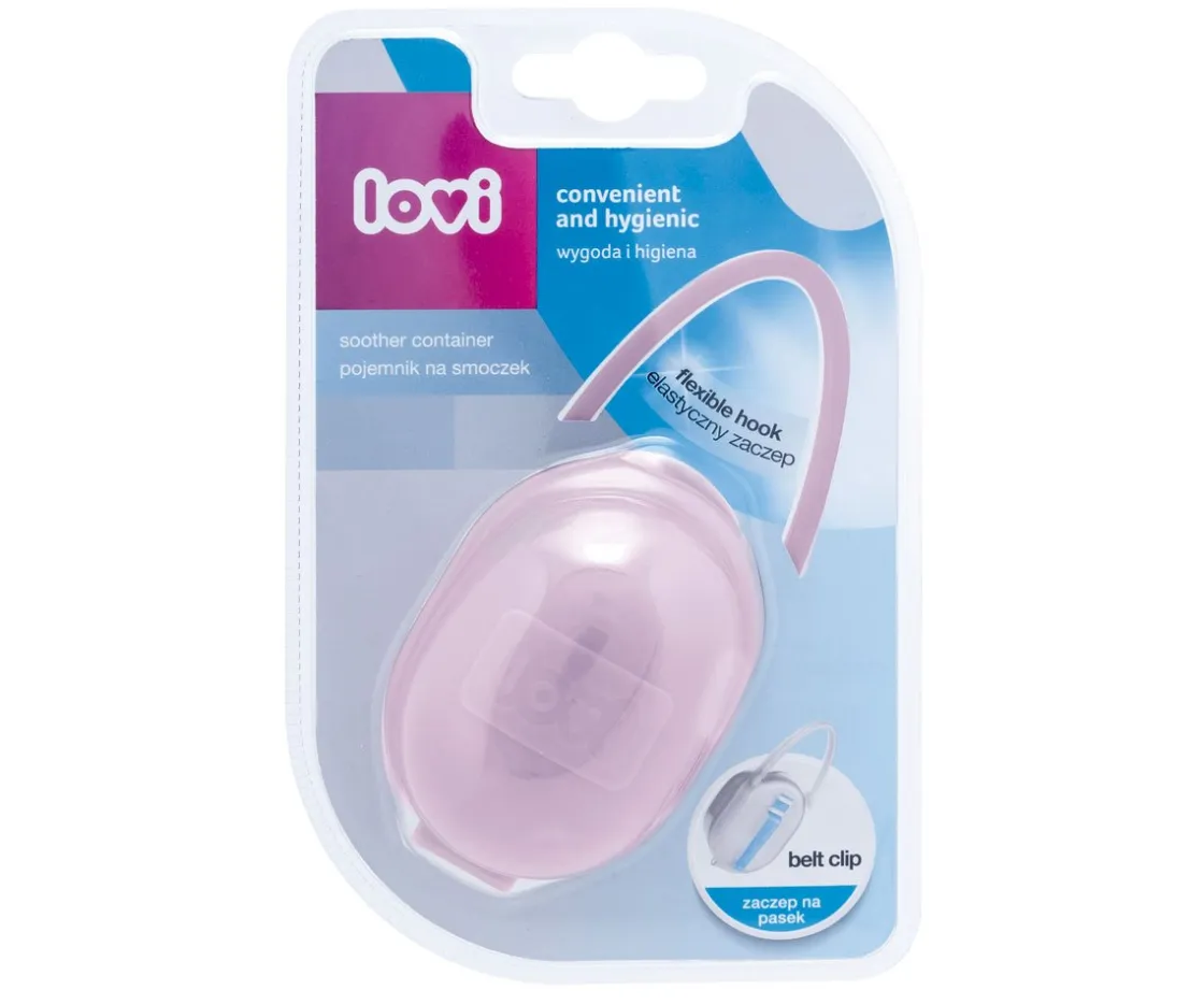 LOVI Portachupetes Rosa^ Portachupetes