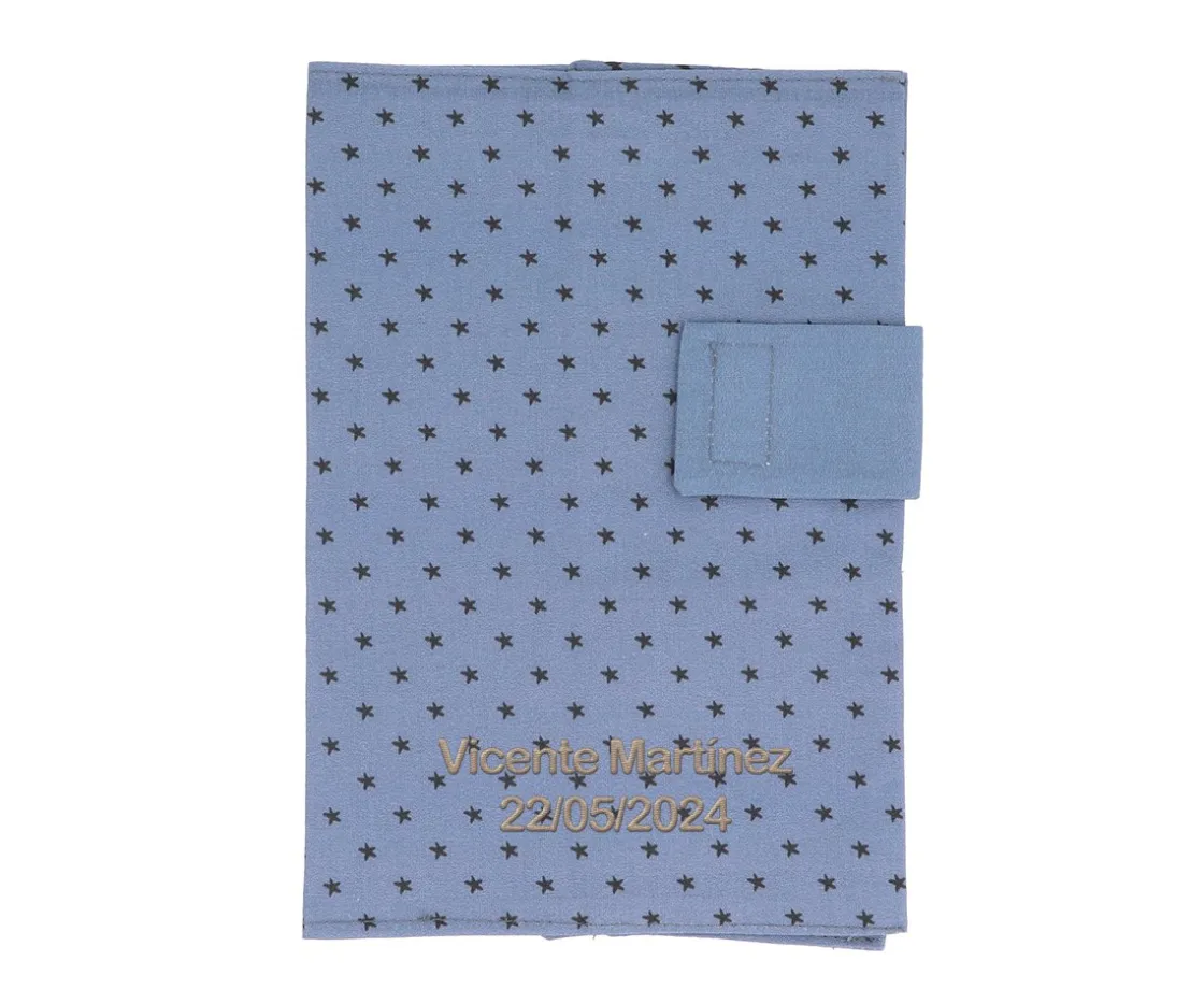 Cristina de Jos'h Portadocumentos Mini Star Blue Personalizable^Niños Portadocumentos Bebé