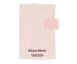 Cristina de Jos'h Portadocumentos Rainbow Dots Rosa Personalizable^Niños Portadocumentos Bebé