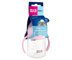 LOVI Primera Taza con Boquilla Rosa^Niños Vasos Para Bebés Y Niños
