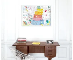 Niños Omy Póster XL Games + Lápiz de Colores