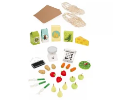 Niños Janod Puesto de Mercado Agrícola