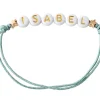 Niños Emolo Pulsera Estrellas Doradas Personalizada Menta