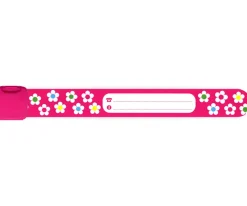 Infoband Pulsera Identificativa Flores Rosa^ Pulseras Identificativas