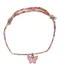 Le Petit Lien de Paris Pulsera Mariposa Rosa
