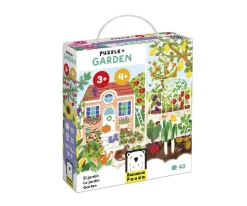 Niños Banana Panda Puzzle + Garden