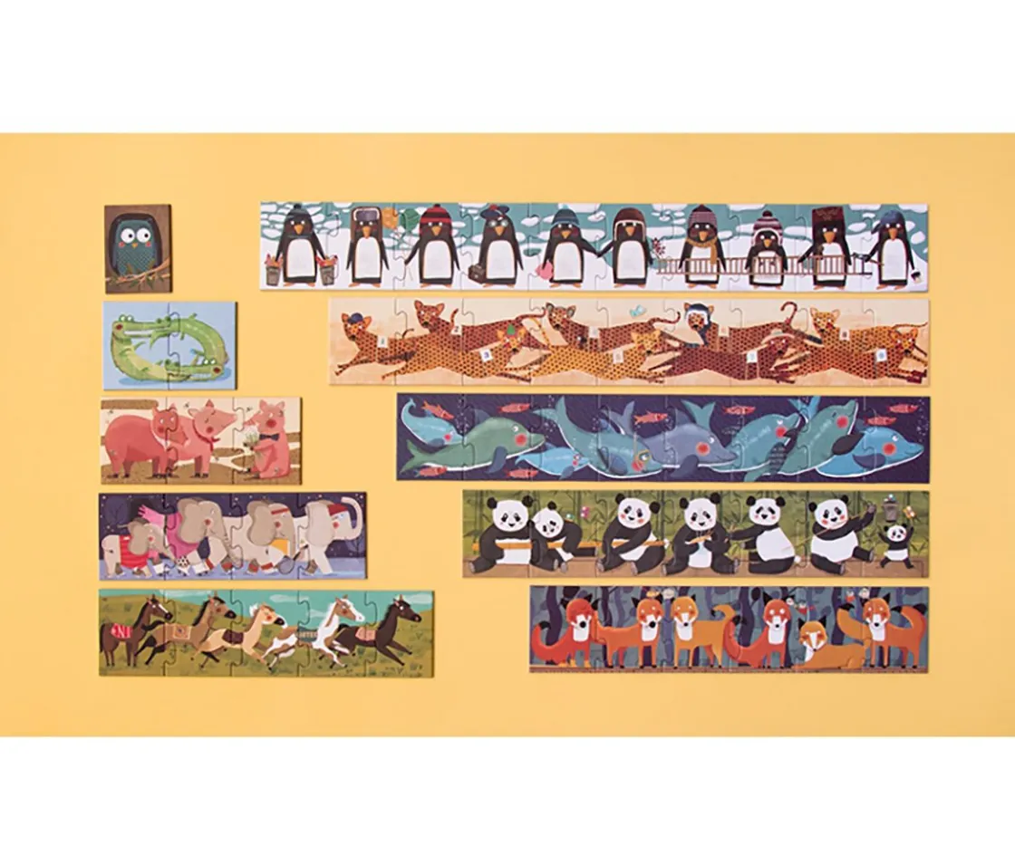 Niños Londji Puzzle 10 pingüinos