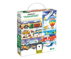 Niños Banana Panda Puzzle + Transporte