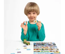 Niños Banana Panda Puzzle + Transporte