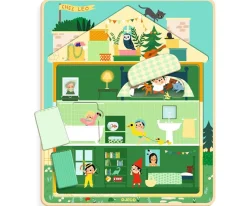 Djeco Puzzle Chez Leo^Niños Puzzles Para Niños