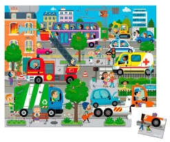 Niños Janod Puzzle Ciudad 36 Piezas