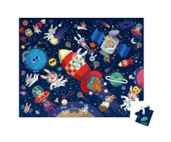 Niños Janod Puzzle Cohete 54 Piezas