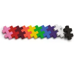 Niños Plus Plus Puzzle con Números Corazones