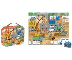 Niños Janod Puzzle Construcción 36 Piezas