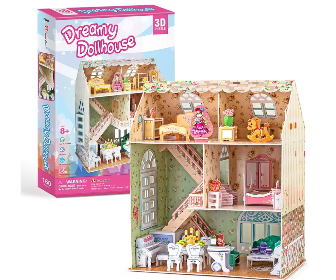 CubicFun Puzzle 3D Dreamy Dollhouse^Niños Puzzles Para Niños