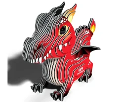 Niños Dodoland Puzzle 3D Eugy Dragón Rojo
