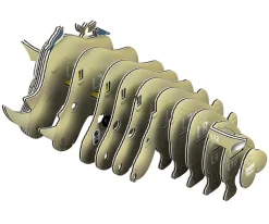 Niños Dodoland Puzzle 3D Eugy Rinoceronte