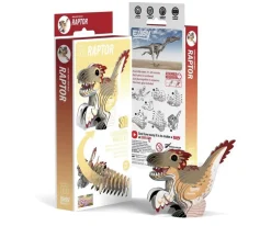 Niños Dodoland Puzzle 3D Eugy Velociraptor