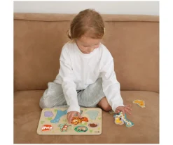 Niños Classic world Puzzle de Madera Animales