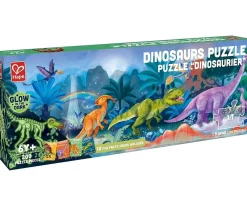 Niños Hape Puzzle Dinosaurios Fluorescente