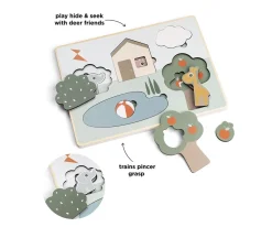 Niños Done by Deer Puzzle en Capas Deer Friends