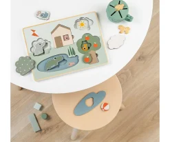 Niños Done by Deer Puzzle en Capas Deer Friends