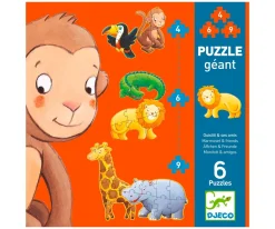 Niños Djeco Puzzle Evolutivo Ouistiti y sus Amigos