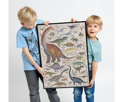 Niños Banana Panda Puzzle Gigante Puzzlove Dinosaurs