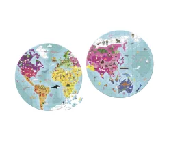 Niños Janod Puzzle Ilustrado Planeta Azul 208 Piezas