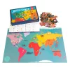 Niños MiDeer Puzzle Magnético Mapa Del Mundo